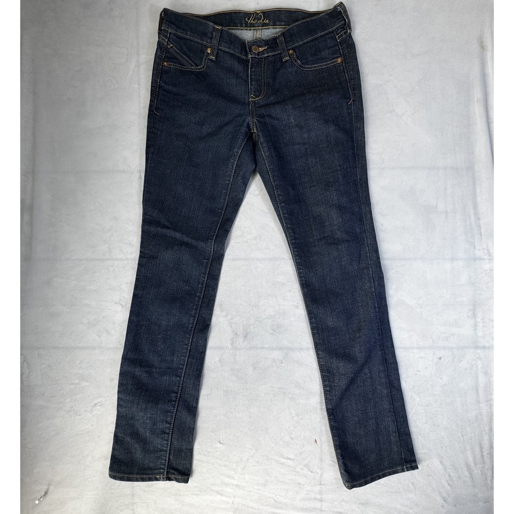 Old Navy The Diva Womens Skinny Jeans Dark Blue Slim Fit Denim Stretch Size 6R